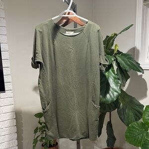 Elegant Olive Mini Dress